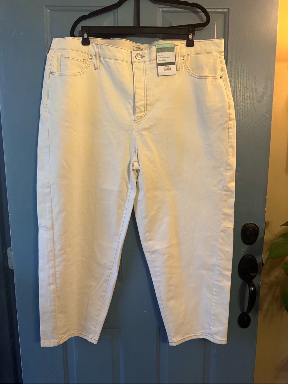 Terra & Sky Barrel Leg Jeans - NWT Size 22